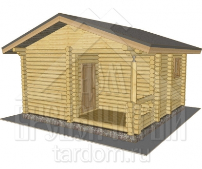 1503 Баня 5500х5500 200 бревно